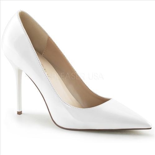 white patent women's shoes