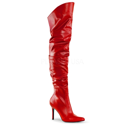 red scrunch boot for women