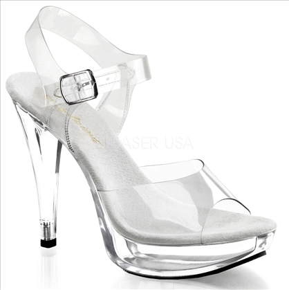 ankle strap 5 inch heel party shoes