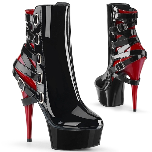 delight 1012 black red patent black red
