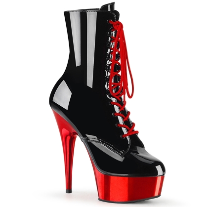 delight 1020 black patent red chrome