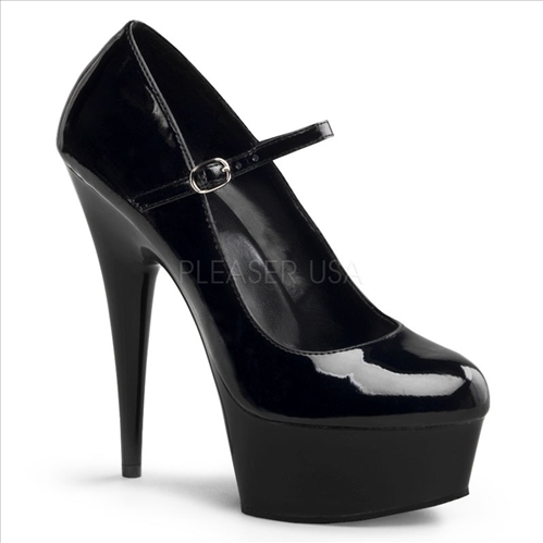 Classic Pump 6 Inch Stiletto Heel Mary Jane Shoe