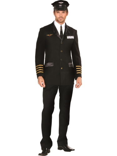Mile High Club Male Pilot Halloween Costume | Buy Online VAVOOM.com