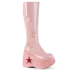 baby pink patent baby pink multi gliter