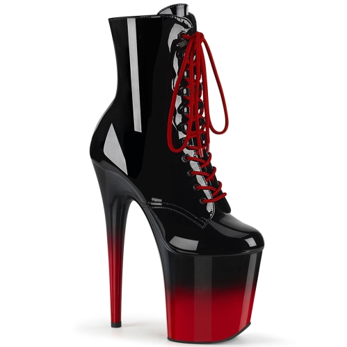 flamingo 1020br h black patent black red