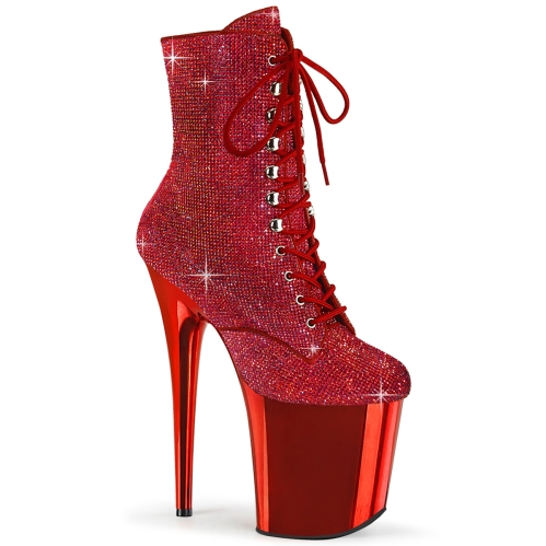 ankle mid calf boots red rs red chrome