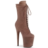 ankle mid calf boots caramel faux suede caramel fa