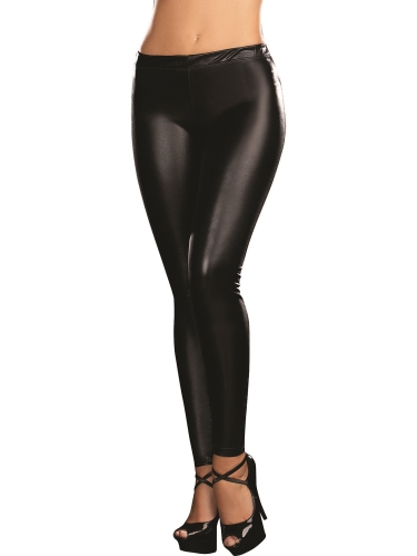 Shiny liquid legging that's perfect for day wear or for dressing up