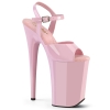 9inch heel baby pink patent baby pink