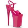 9inch heel hot pink patent hot pink