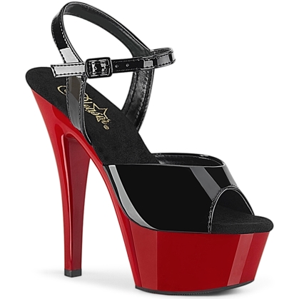 kiss 209 black patent red