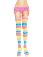 Stockings Neon Rainbow Thigh Highs