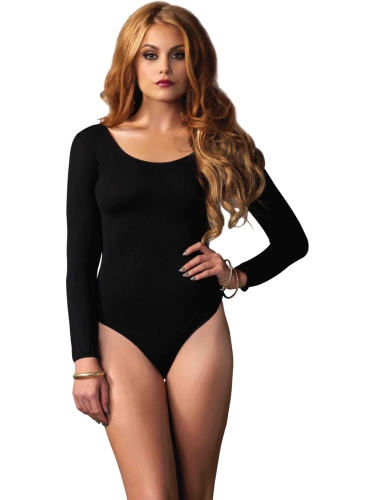 Costumes Opaque Long Sleeved Bodysuit