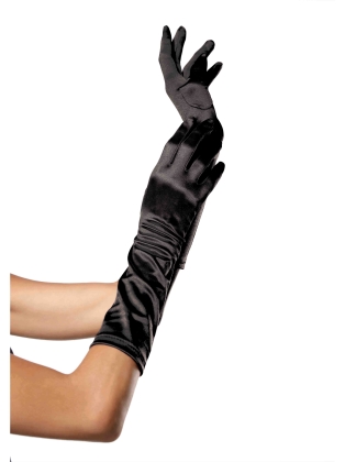 Fashion Accessories Elbow Length Satin Glove
