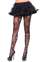 Stockings Sugar Skull Net Pantyhose