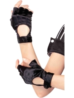 Costume Accessories Fingerless Motercycle Gloves