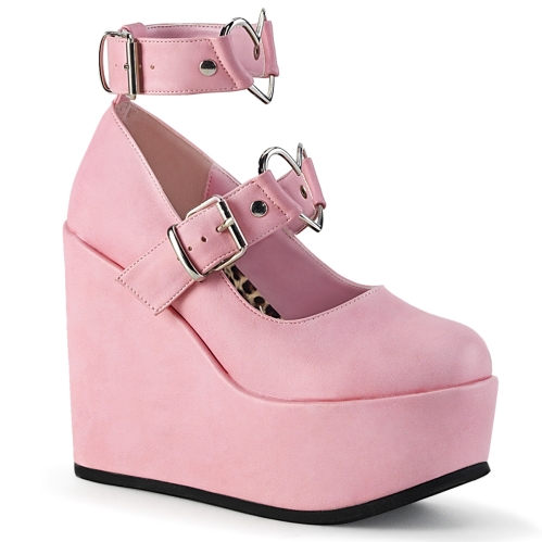 poison 99 2 baby pink vegan leather