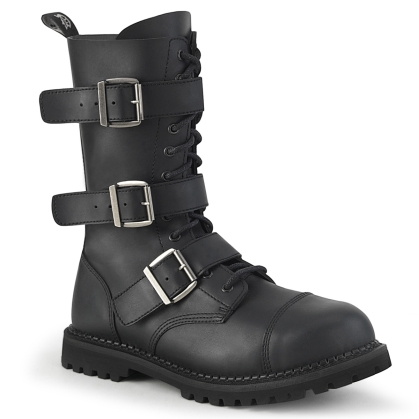 riot 12bk black vegan leather