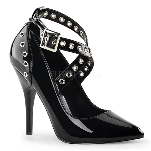 BDSM Style Wraps Around Multi Eyelet Exotic Shoes