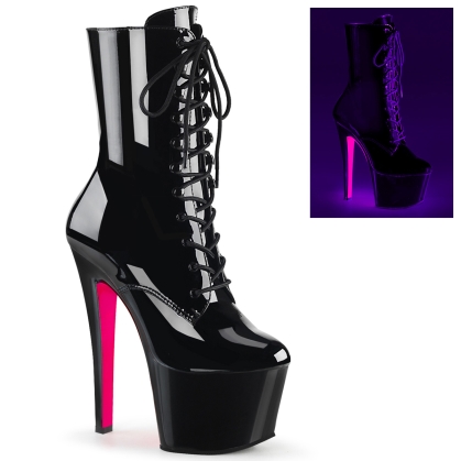 sky 1020tt black patent black neon hot pink