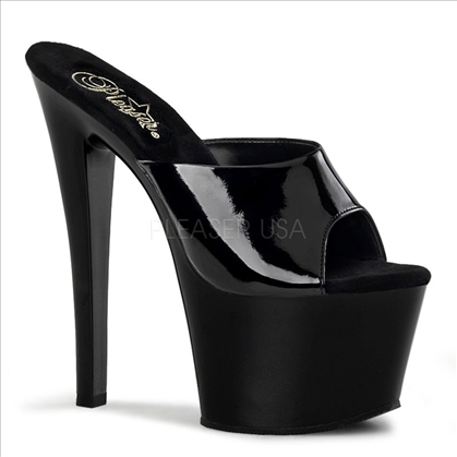 Favorite Shiny Patent Leather Black Slip On Shoes