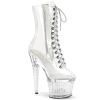ankle mid calf boots clear clear