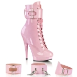 6inch sultry baby pink patent baby pink