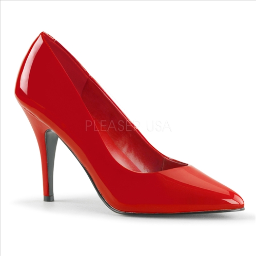 Red Classic Pumps 4 Inch Heel Sizes 5 To 16