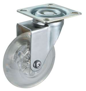 2" Inch Caster  66 lbs Swivel Polyurethane Top Plate