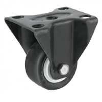 3" Inch Caster 132 lbs Fixed Top Plate Polyvinyl Chloride