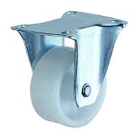 3" Inch Caster  132 lbs Fixed Plastic Top Plate