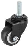 3" Inch Caster  132 lbs Swivel Polyvinyl Chloride