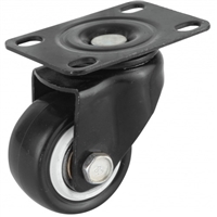 3" Inch Caster 132 lbs Swivel Top Plate Polyvinyl Chloride