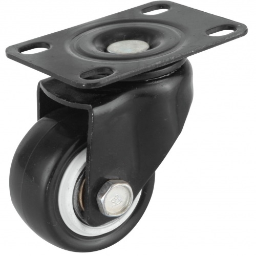 40mm Caster 44 lbs Swivel Plate Polyvinyl Chloride