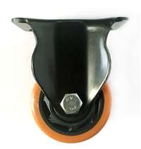 4" Inch Caster  551 lbs Fixed Polyurethane  and  Polypropylene Top Plate