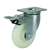 4" Inch Caster  551 lbs Swivel and Upper Locking Polypropylene Top Plate
