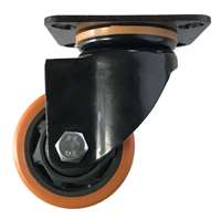 4" Inch Caster  551 lbs Swivel Polyurethane  and  Polypropylene Top Plate