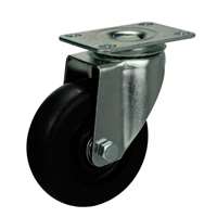 4" Inch Caster  198 lbs Swivel Phenolic and 0-250&#186;C Top Plate