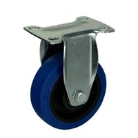 5" Inch Caster  220 lbs Rigid Thermoplastic Rubber Top Plate