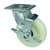 6" Inch Caster  661 lbs Swivel and Center Brake co-polypropylene Top Plate