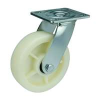 6" Inch Caster  661 lbs Swivel co-polypropylene Top Plate