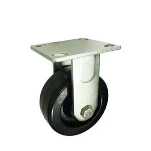 8" Inch Caster  1102 lbs Fixed Phenolic and 0-180&#186;C Top Plate