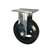 8" Inch Caster  661 lbs Fixed Rubber Top Plate