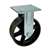 8" Inch Caster  661 lbs Fixed Cast iron Top Plate