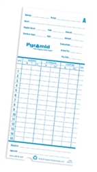Pyramid 2600 Time Cards Pack of 100