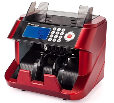 Carnation CR2300 Bank Grade Bill Counter with Magnetic Ultraviolet & Infrared Counterfeit Detection