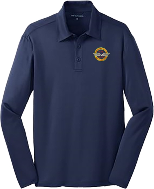 VHPA Men's Long Sleeve Performance Polo