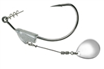 Owner Hooks FLASHY SWIMMER Silver Colorado w/CPS - A Revolutionary Weighted Swimbait Hook
