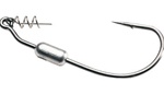 Owner Bass Fishing Hooks-5132W Weighted TwistLOCK™ Worm Hooks 3XXX Wire with CPS Baitholder