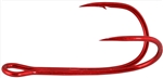 Owner Double Frog Hook - Red - 5681-153 hook:5/0   qty:4
